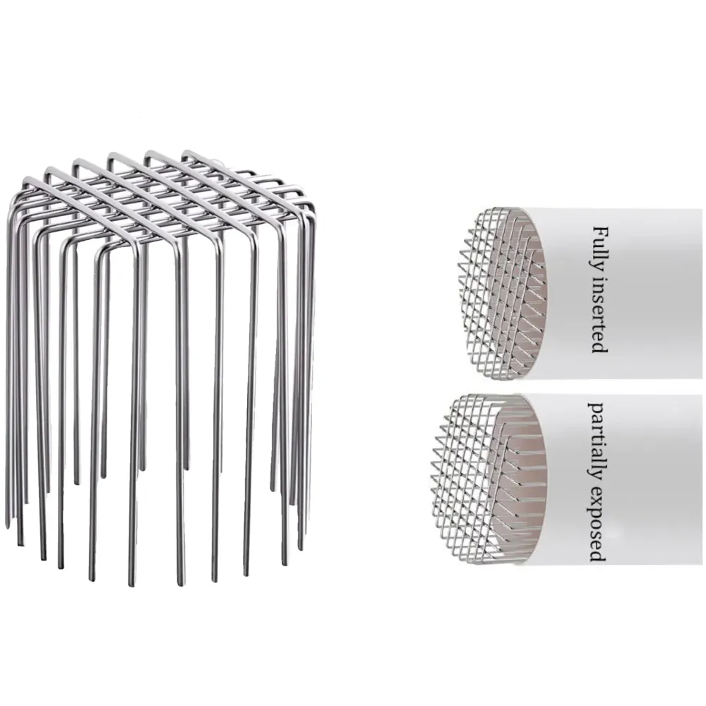 Large Rat Mesh Guard for Pipes and Drains Rodent Blocker Anti Rust Steel Wire Grid Universal Fit Expandable – 10 Cm Diameter, 12 Cm Length, for Mice and Birds.