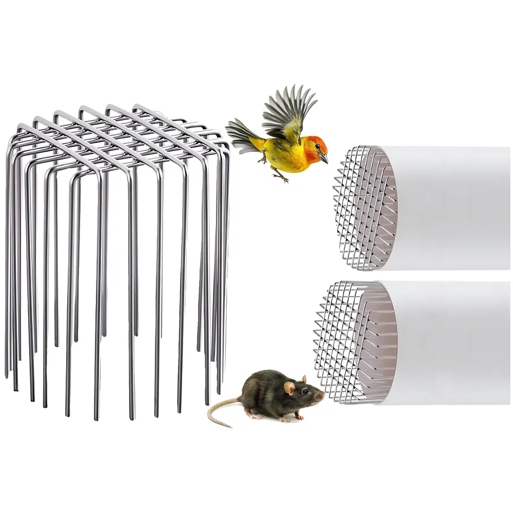 Rat Mesh Guard for Drain Pipes 10 cm 12 cm Steel Wire Expandable