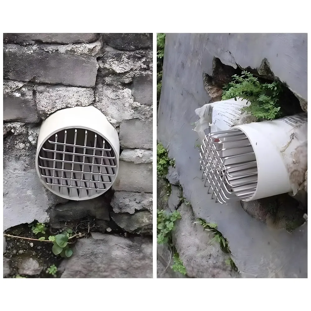 Rat Mesh Guard for Drain Pipes 10 cm 12 cm Steel Wire Expandable