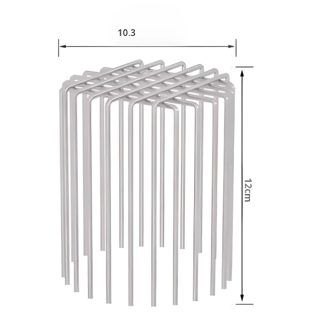 Pack of 2 Rat Mesh Guard for Drain Pipes 10 cm 12 cm Steel Wire