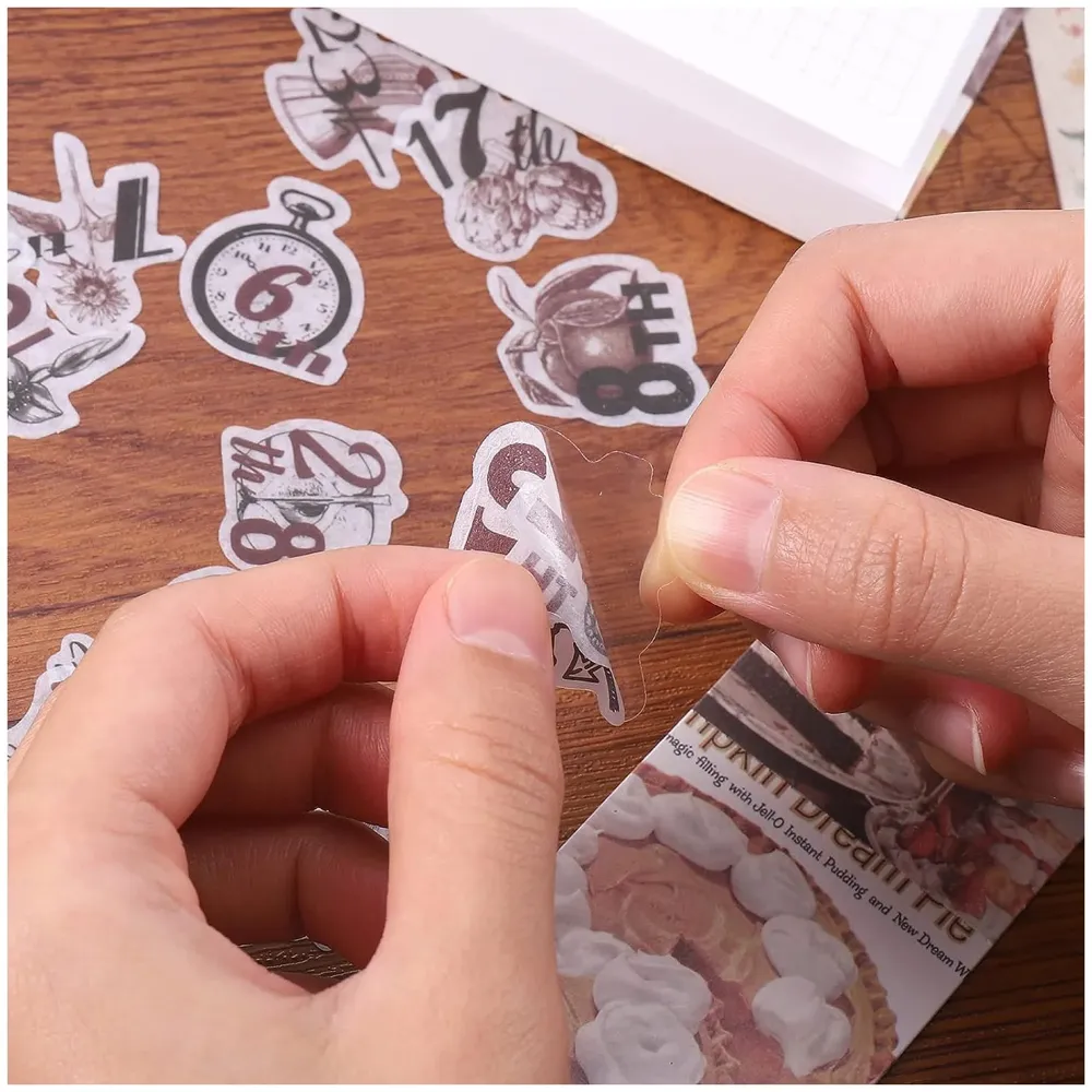 346pcs Journal Supplies Kit Vintage Scrapbook Stickers Art journaling kit. Journal Schedulers DIY Paper Stickers for Decoration Notebook Collage Album Aesthetic Tape (Good Times)