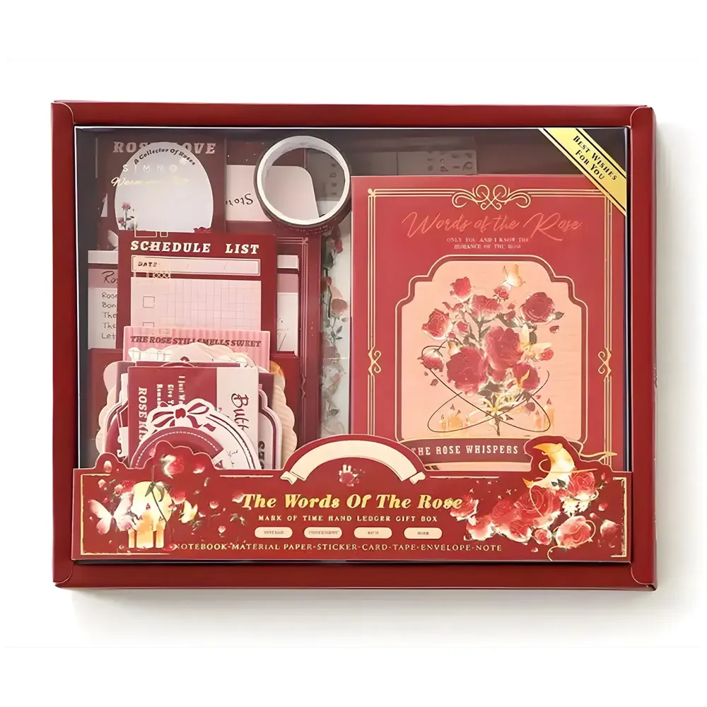 346pcs Journal Supplies Kit Vintage Scrapbook Stickers Art journaling kit. Journal Schedulers DIY Paper Stickers for Decoration Notebook Collage Album Aesthetic Tape (Rose) - 8