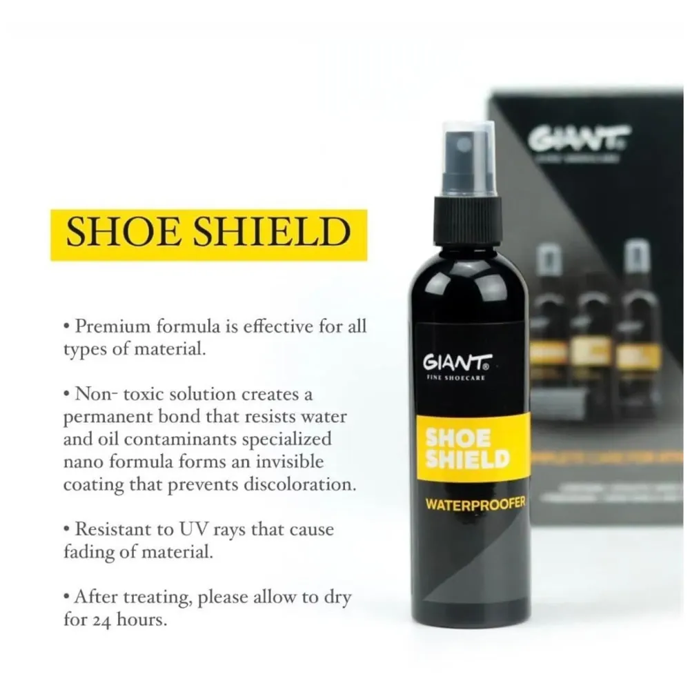 4 in 1 Shoe Water Proofing Kit Shoe Care Kit With Shoe Water Proofer, Cleaner Shampoo And Smell Freshener For Sneaker Heads Works On Leather, Sports Cotton All Shoes - 4