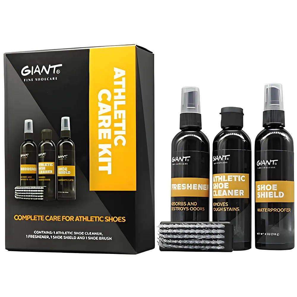 4 in 1 Shoe Water Proofing Kit Shoe Care Kit With Shoe Water Proofer, Cleaner Shampoo And Smell Freshener For Sneaker Heads Works On Leather, Sports Cotton All Shoes - Premium