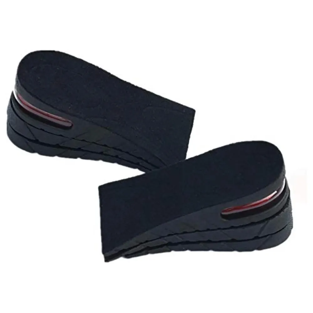 Height Increase Insole 3-Layer Air up Shoe Lifts Elevator Shoes Insole -6 cm(2.4inches) Heels Lift Inserts for Men and Women