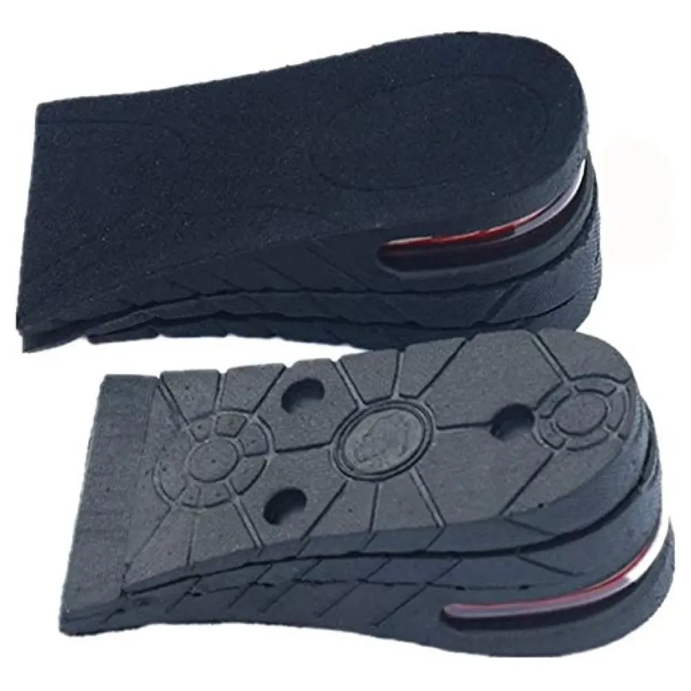 Height Increase Insole 3-Layer Air up Shoe Lifts Elevator Shoes Insole -6 cm(2.4inches) Heels Lift Inserts for Men and Women - 6