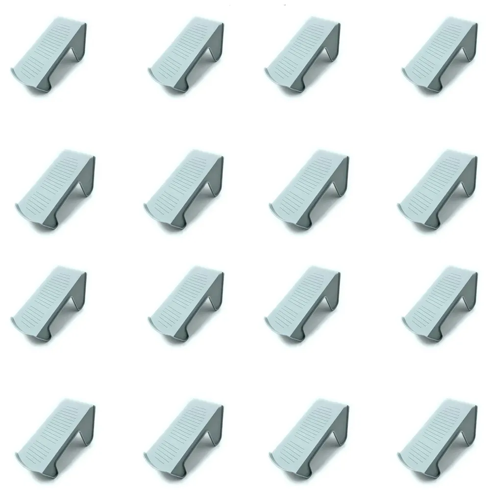 Shoe Slots Organizer, Shoe Storage Rack Space Saver Rack Holder. (Grey, 16)