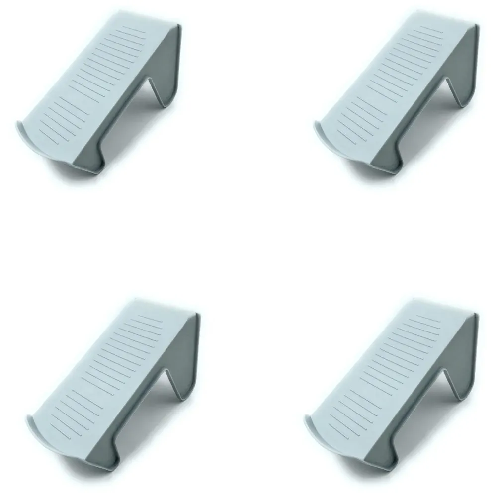 Shoe Slots Organizer, Shoe Storage Rack Space Saver Rack Holder. (Grey, 4)