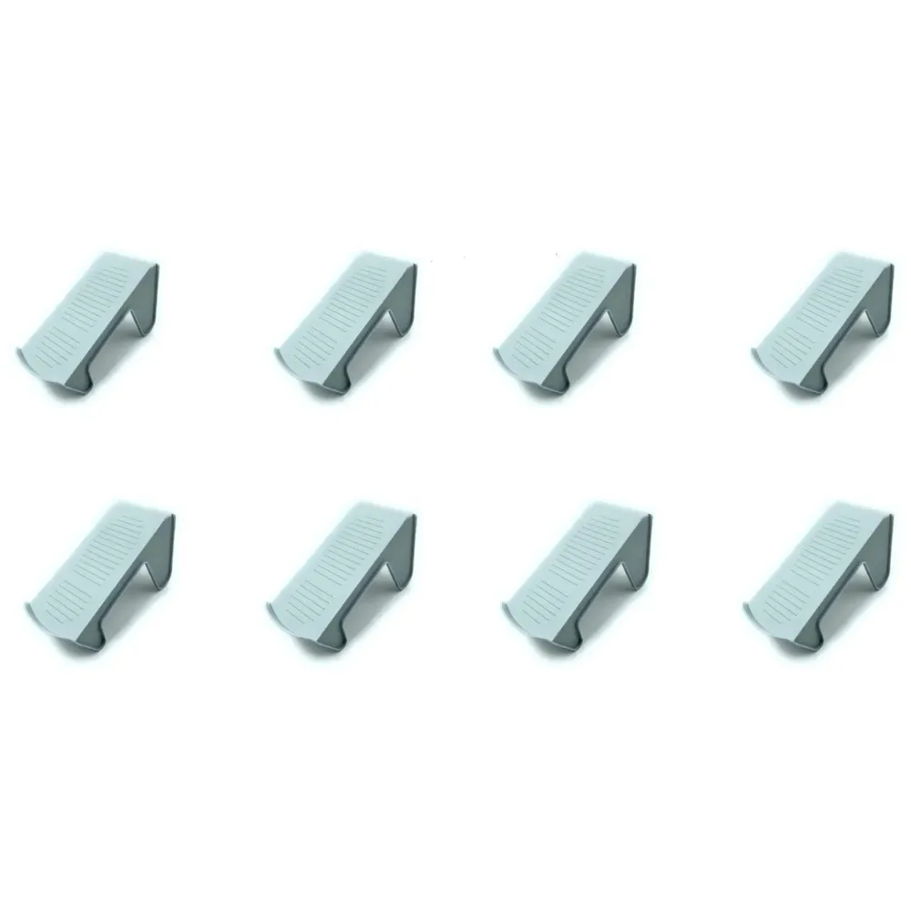 Shoe Slots Organizer, Shoe Storage Rack Space Saver Rack Holder. (Grey, 8)