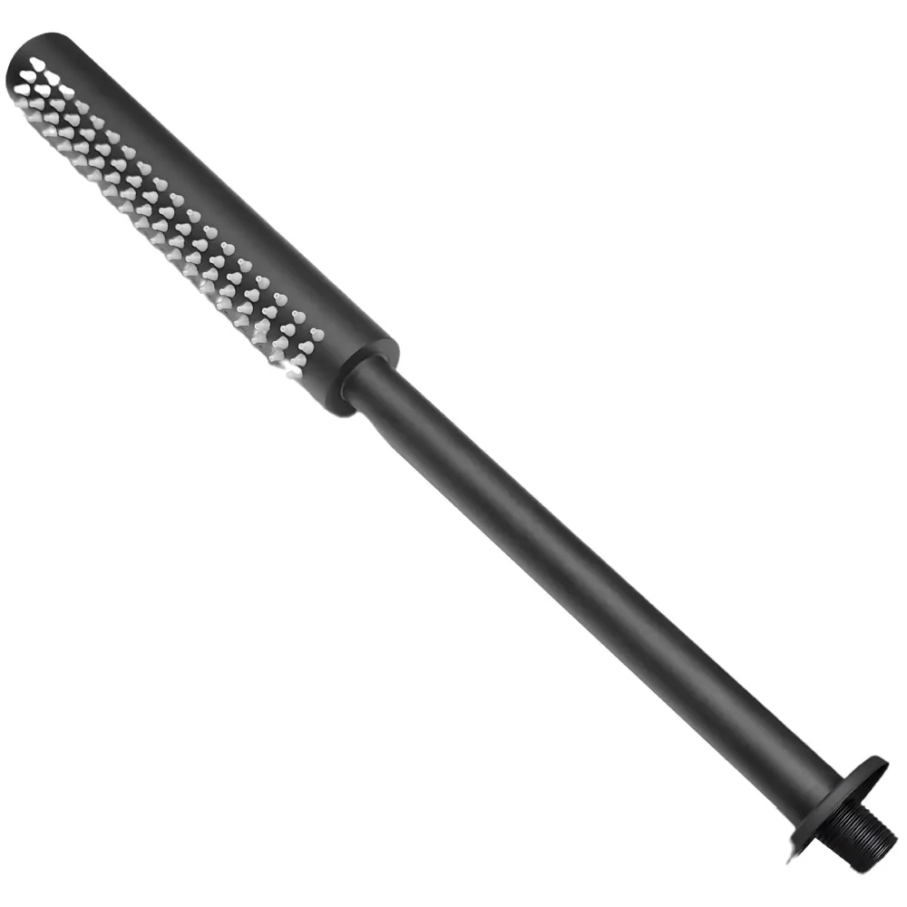 Bathroom Shower Head with Arm Attcahed 50 cm Long, 25 cm Rod And 25cm Shower, Black Colour For Bathing Unquie design