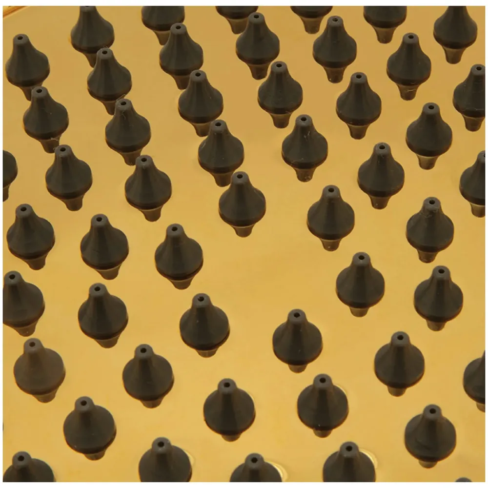 Gold Shower Golden PVC rust free Victorian Golden 8 inch Diameter, light Weight, Adjustable - 3