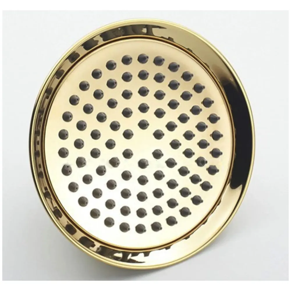 Gold Shower Golden PVC rust free Victorian Golden 8 inch Diameter, light Weight, Adjustable - 4