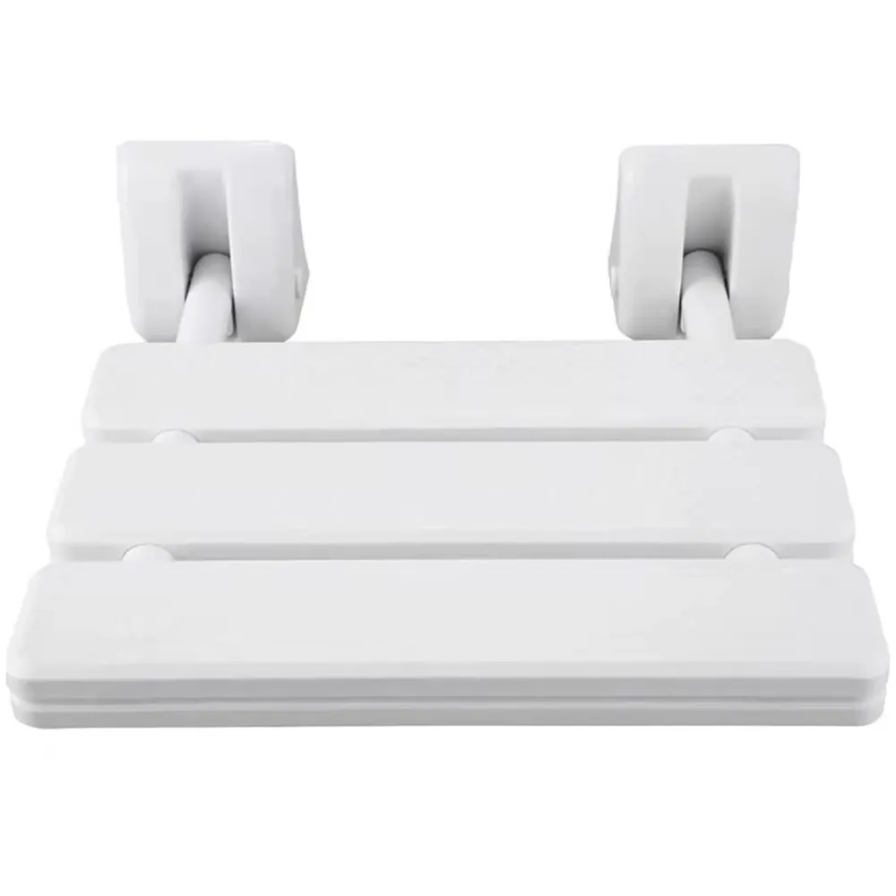 Shower Seat Wall Mounted Bathroom Foldable Stool Non-Slip Folding Shower Seat Stool Bench Wall Bath Seat. - 9