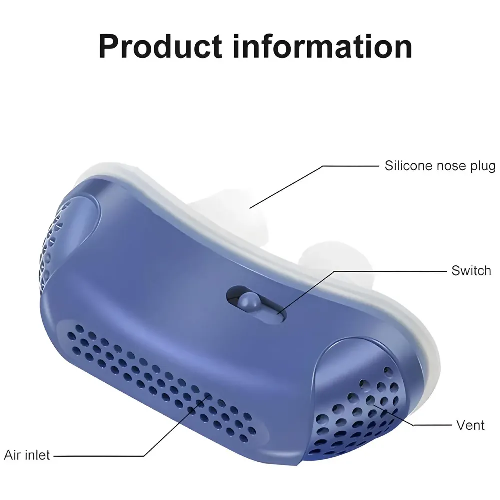 Bioline Upgraded Electric Noise Anti Snoring Device Sleep Stop Snore Aid Stopper, Stop Snoring Aids Devices Solution Small Travel - 5