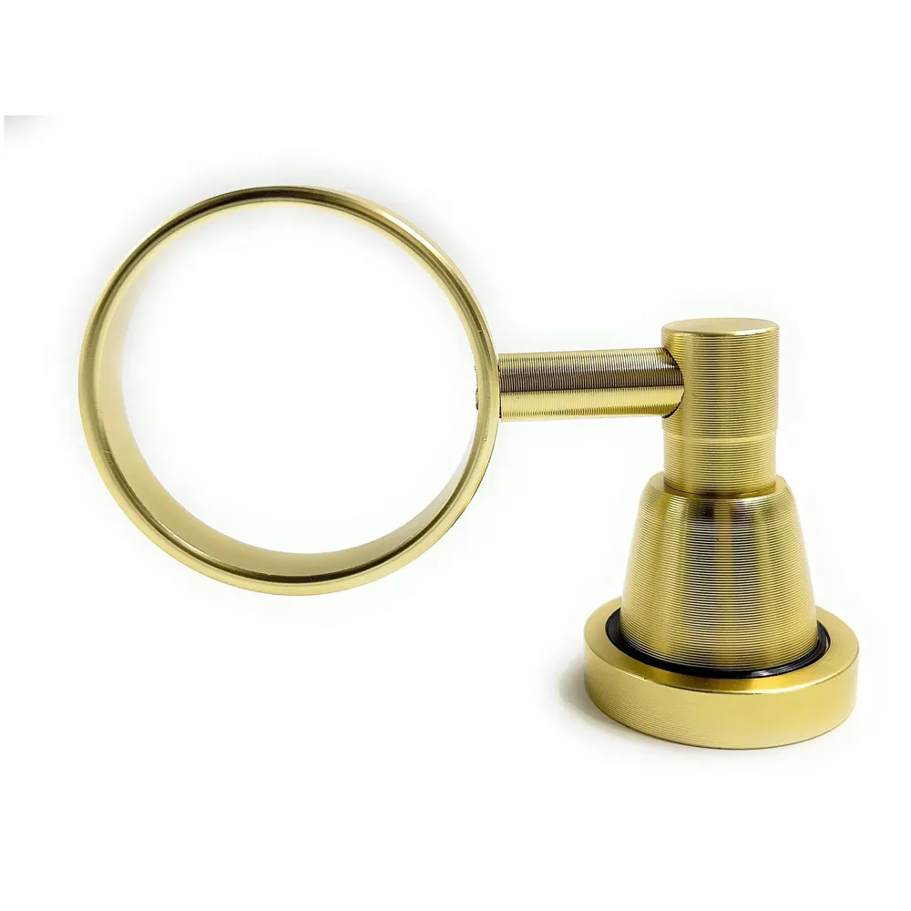 Gold Liquid Soap Dispenser Wall Mounted Golden Colour Stainless Steel Stand and Glass Liquid Soap Dispenser for Bathroom and Wash Basin Hand wash Dispenser Bathroom Accessories