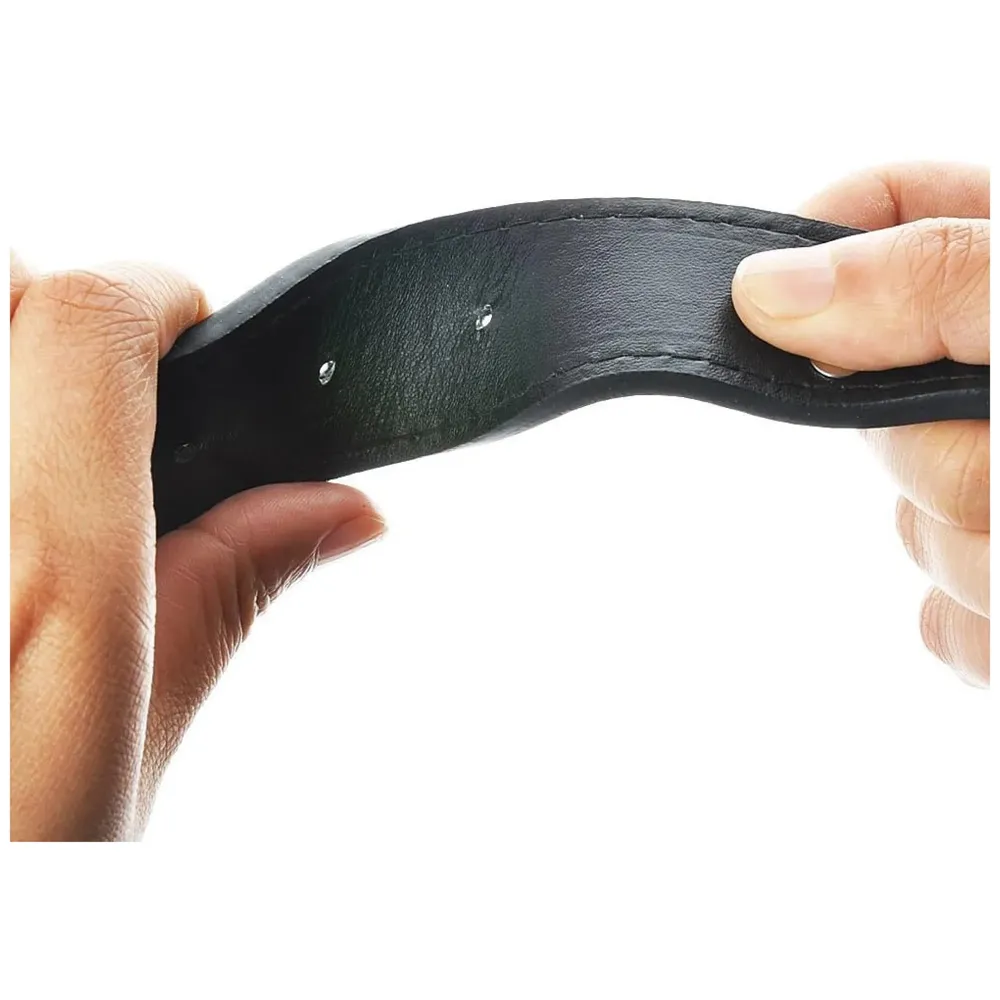 Spiked Dog Collar Brown Adjustable PU Leather Tactical Metal Buckle For 52 cm to 45 Cm Neck Girth Spiked Thorn For Medium And Large Dogs Like Golden Retriever Labrador German Shepard Doberman