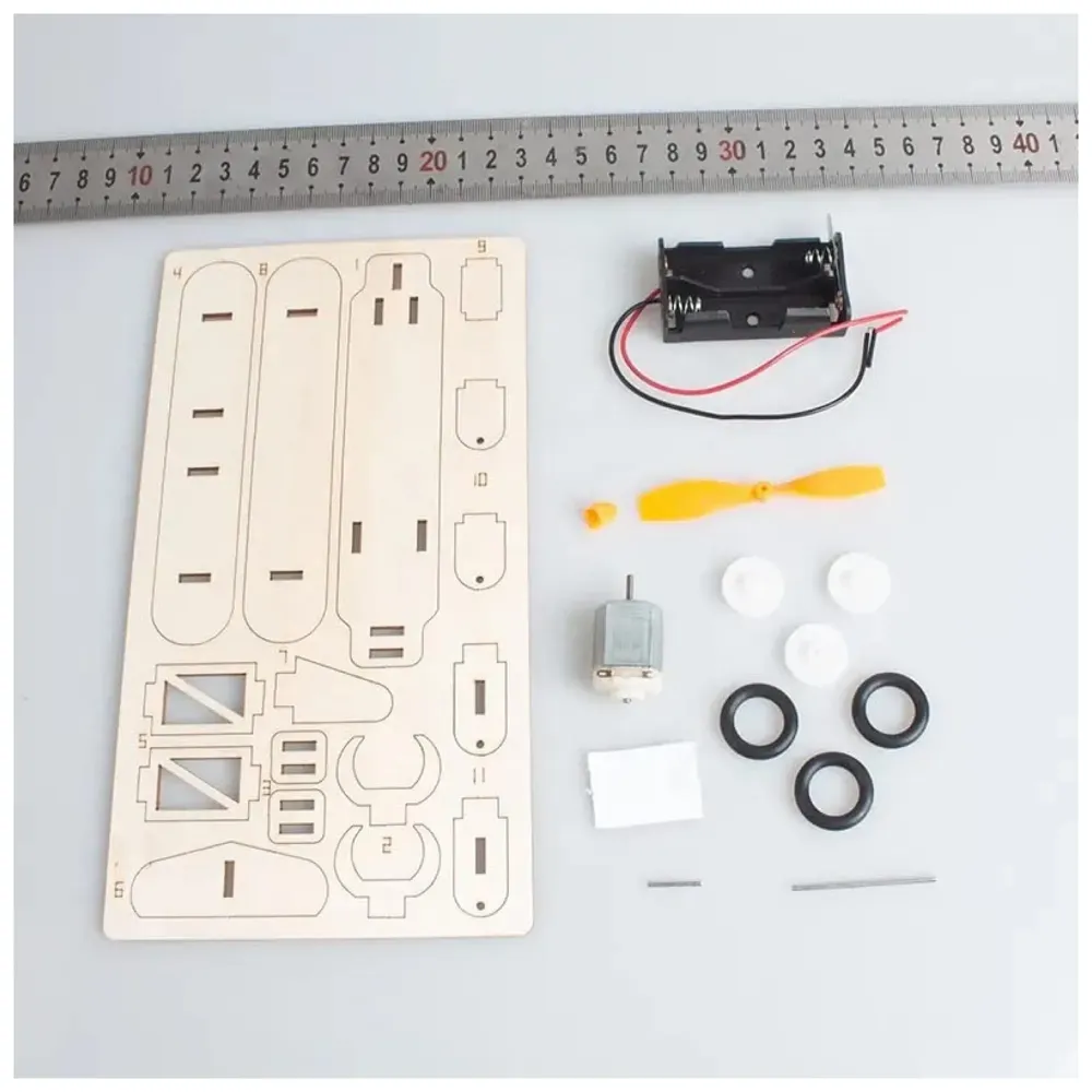 STEM Plane Areoplane Airplane Educational DIY Fun Toys, Educational & Construction Based Activity Game for Kids 8-14, Gifts for Boys & Girls, Learn Science Engineering Project. - 2