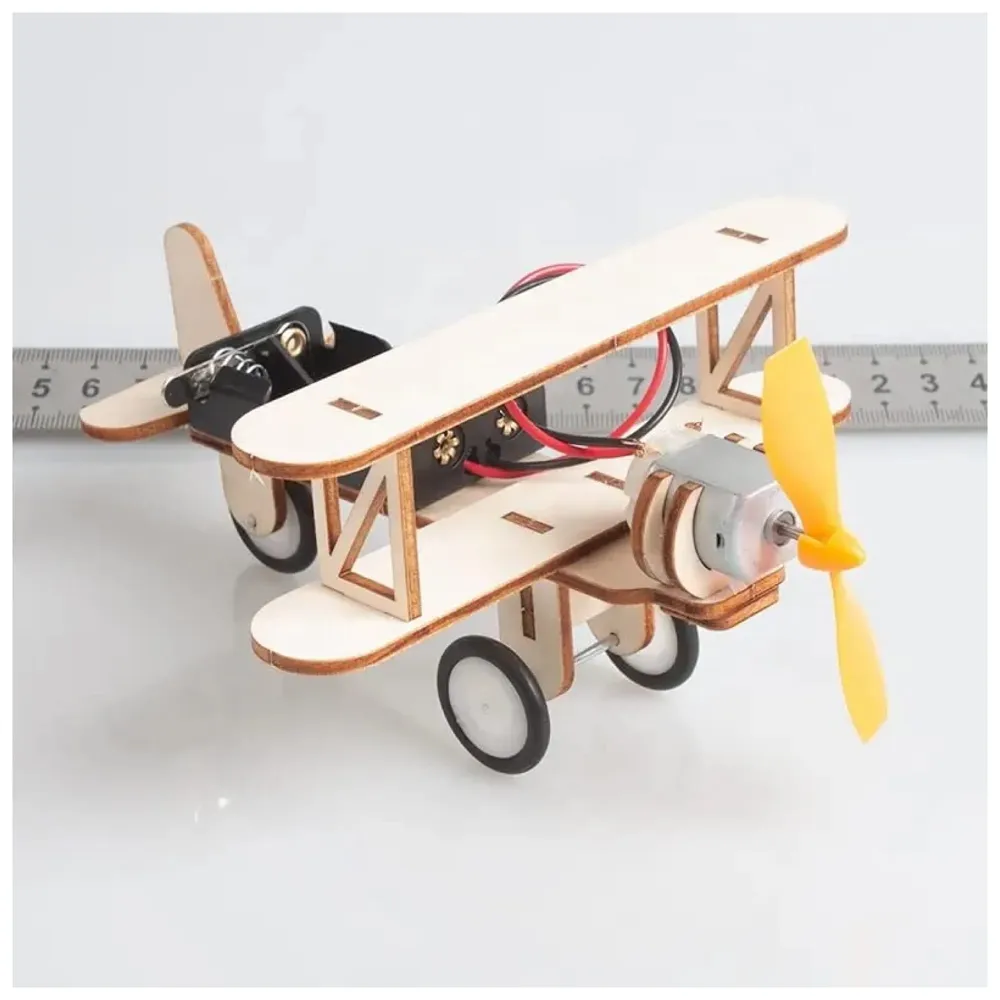 STEM Plane Areoplane Airplane Educational DIY Fun Toys, Educational & Construction Based Activity Game for Kids 8-14, Gifts for Boys & Girls, Learn Science Engineering Project. - 5