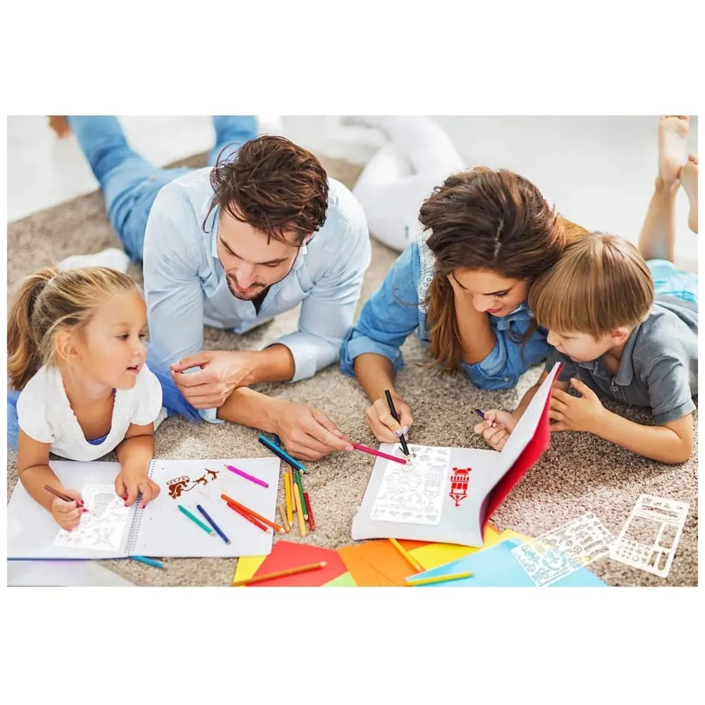 20 PCS Journal Stencil Plastic Planner Set for 4x7-inch Journal, Notebook, Diary, Scrapbook, and DIY Drawing Templates - 4