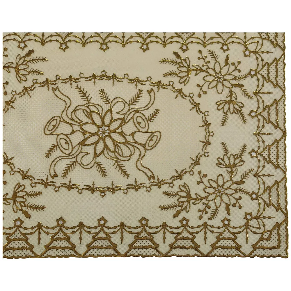 Table Mats Place Mats Dining Table Coffee Table Washable Heat Resistant Durable Non Slip Viny Soft Fabric Material. Pack of 6 (43 cm x 30 cm) Pattern J - 2