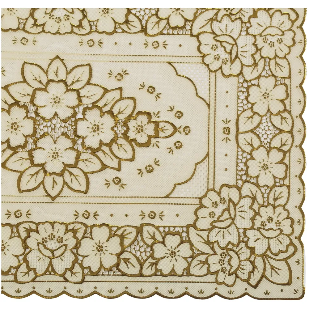 Table Mats Place Mats Dining Table Coffee Table Washable Heat Resistant Durable Non Slip Viny Soft Fabric Material. Pack of 6 (43 cm x 30 cm) Pattern L