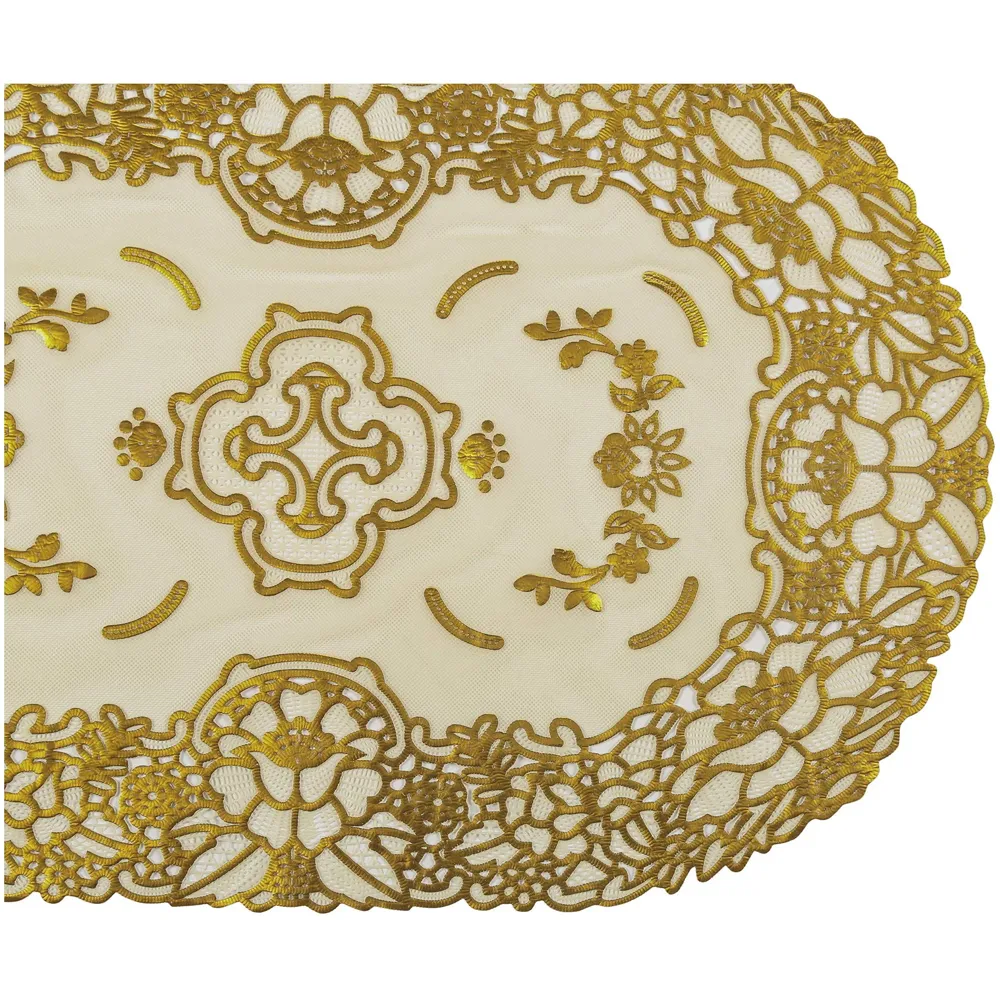 Table Mats Place Mats Dining Table Coffee Table Washable Heat Resistant Durable Non Slip Viny Soft Fabric Material. Pack of 6 (43 cm x 30 cm) Pattern B