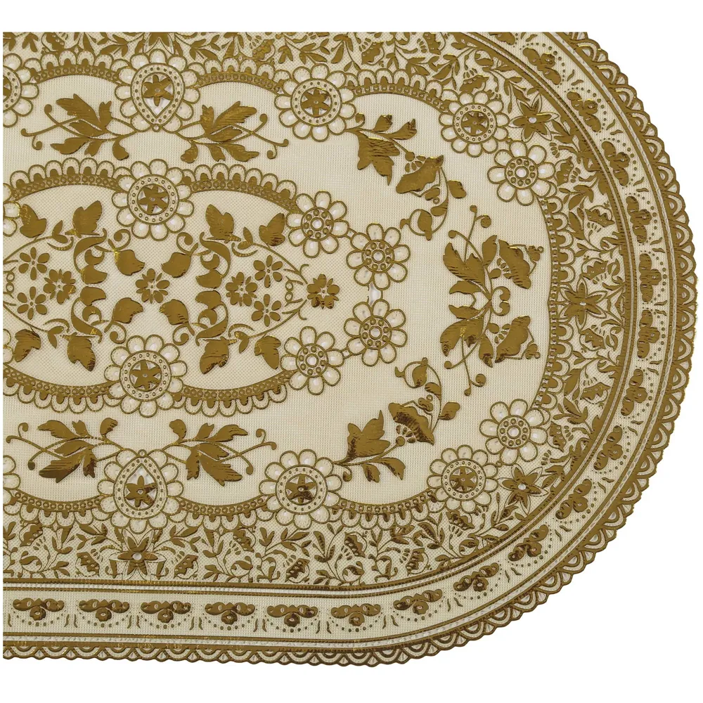 Table Mats Place Mats Dining Table Coffee Table Washable Heat Resistant Durable Non Slip Viny Soft Fabric Material. Pack of 6 (43 cm x 30 cm) Pattern C