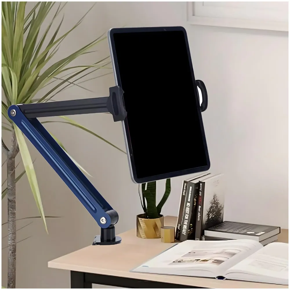 Desk Mount Tablet Holder for Phones and Tablets 4.7inch - 13 inches for Home Office Shops Cafes Commercial uses Table Mount Shelf Mount Tablet Bracket.