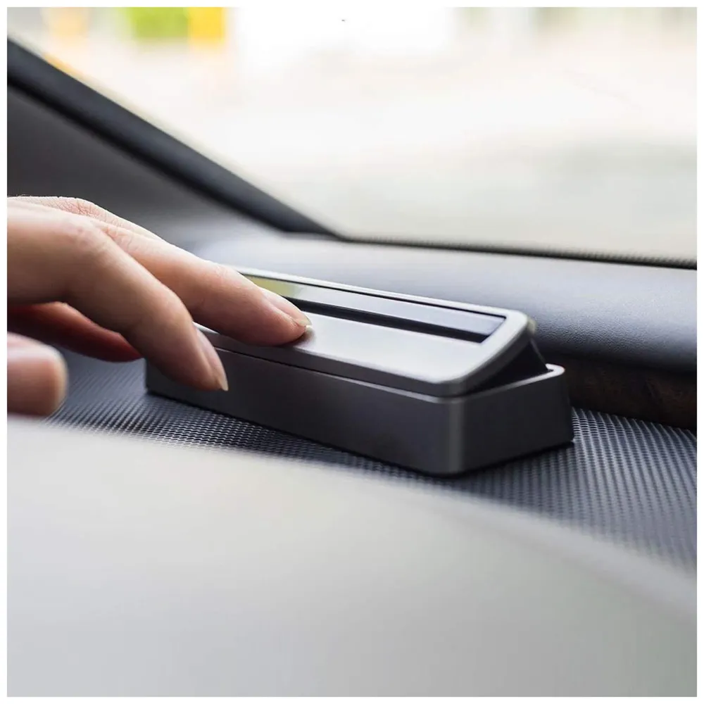 Temporary Parking Card,Creative Reversible Hidden Mobile Phone Number Plate for Automotive Interior Accessories - 3