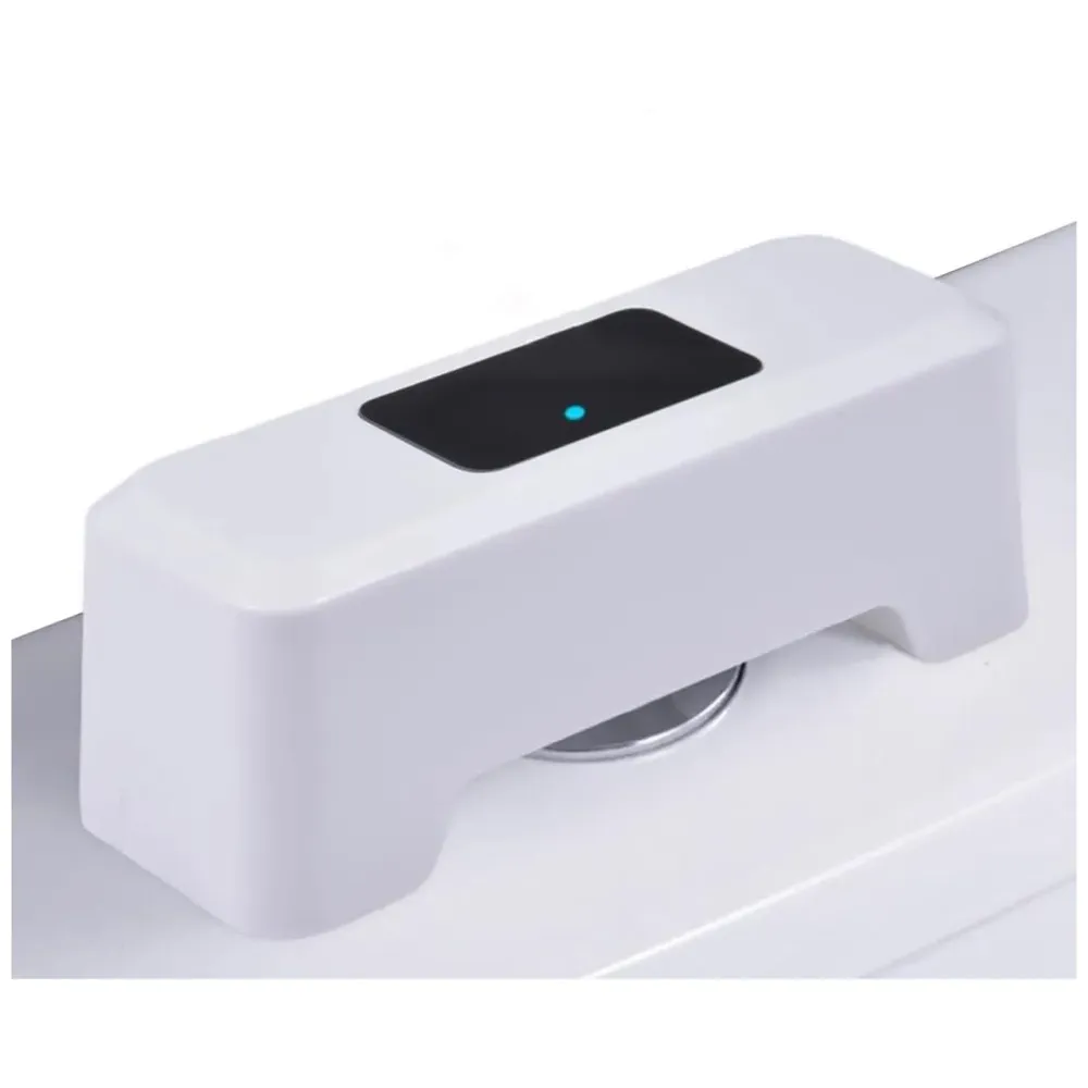 Automatic Toilet Flusher Touchless Toilet Flush Kit Toilet Flusher Replacement Kit for Most Homes and Public Toilets with Infrared Sensor, Rechargeable USB Charging and IPX6 Waterproof