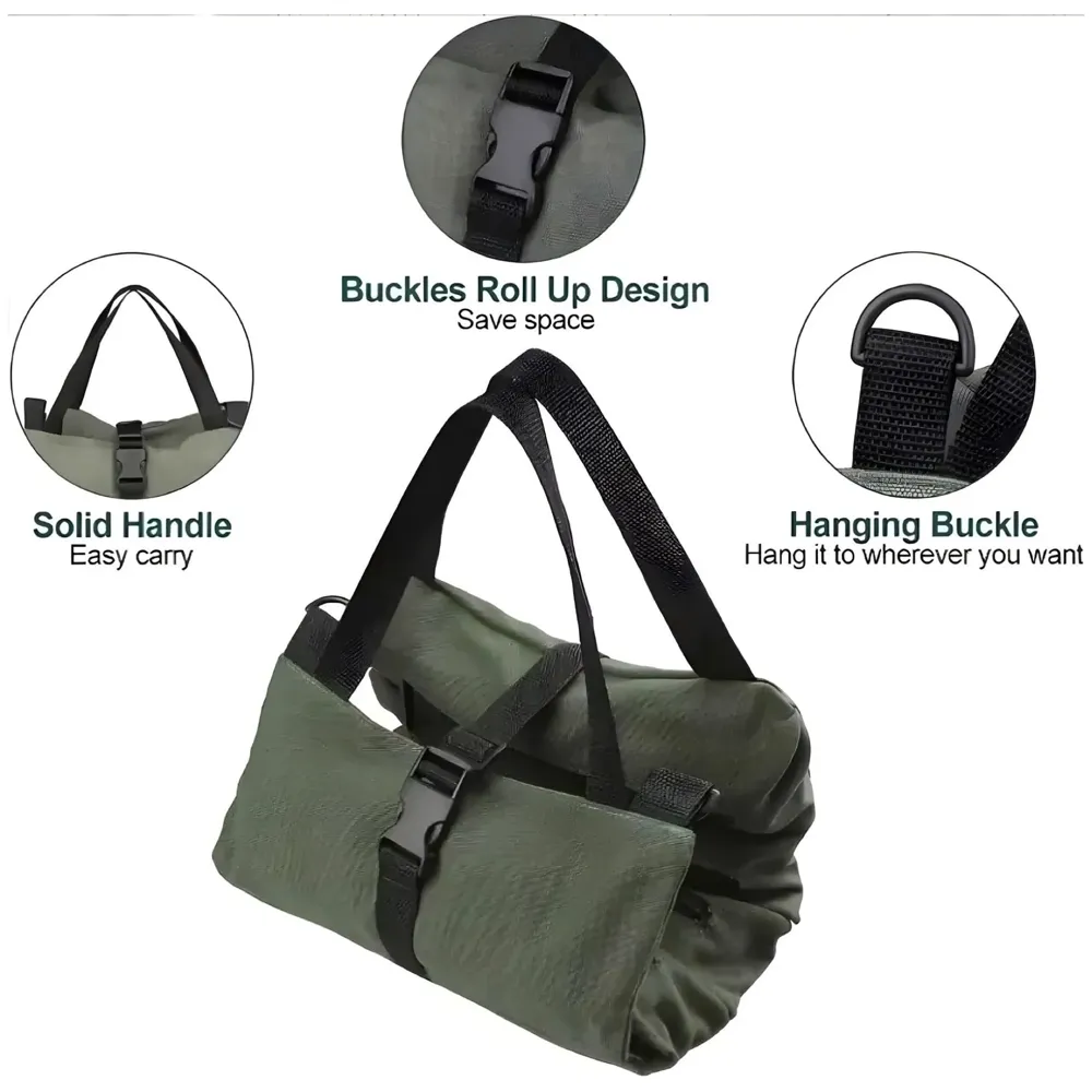 Tool Bag Roll up Storage For Working Tools Hardware Organizer For Professionals Portable 47cm x 28cm - 6