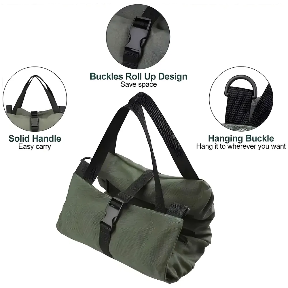 Tool Bag Roll up Storage For Working Tools Hardware Organizer For Professionals Portable 47cm x 28cm