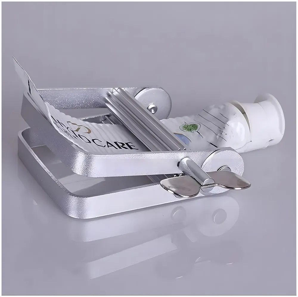 Metal Tube Squeezer Roller | Toothpaste Cream Paint Hair Colour Ointment Glue | No-Slip Serrated Roller | Wing Screw Lock | Fits Tubes Up to 3 Inch Wide