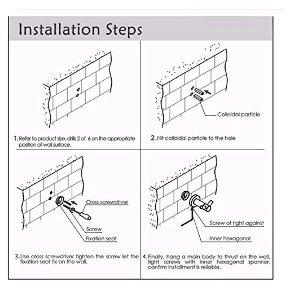 Aluminum Towel Ring Square Rust-Free, Heavy Duty, Modern Concealed Screw System (Screws Included)