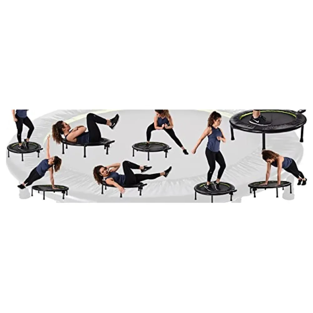 36 Inch Trampoline with Safety Pad, Indoor Fitness Trampoline for Adults and Kids. (Midnight, 36 Inch)