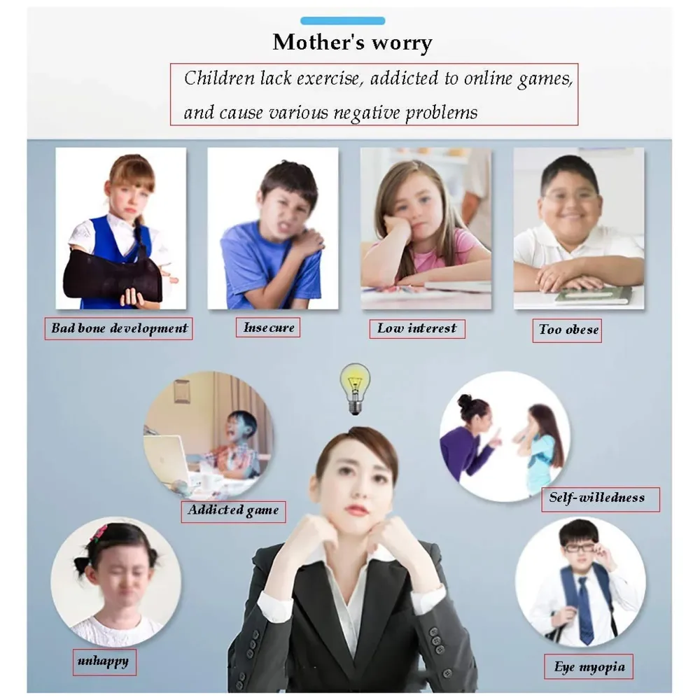 55'' Big Trampoline with Safety Enclosure Net for Indoor Outdoor Jumping Trainers, Max Load 70 kg