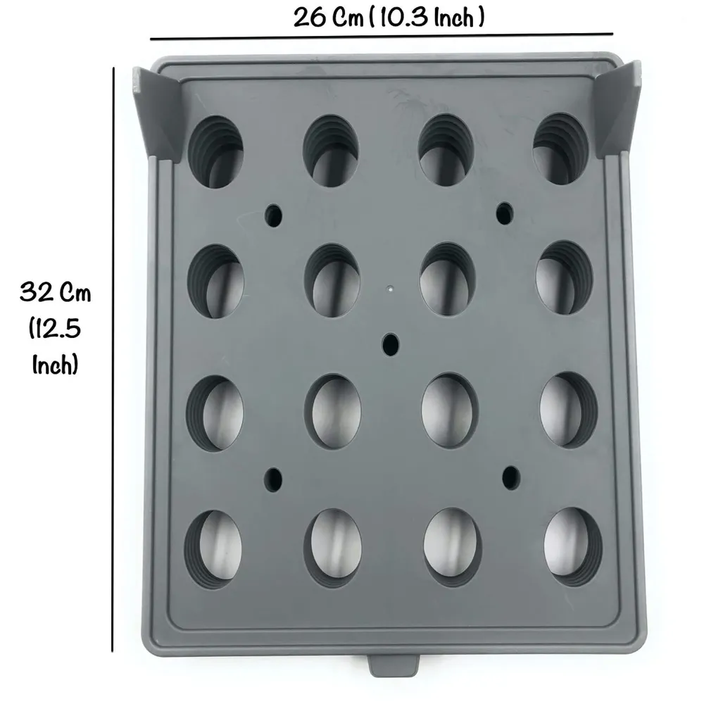 Stackable Folded T-Shirt Clothing Organizer l for Drawers, Dresser, Shelves, Suitcase, Wardrobe, Cabinets l Large (Jeans/Pants), Pack of 6 (Neutral, Regular (32 x 26 Cm))