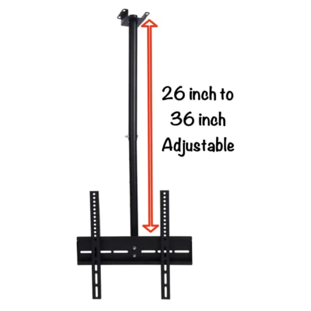 3 feet, Heavy Duty Full Motion Cantilever Tilt Swivel Ceiling Mount Bracket for 26" inch to 55” LED, LCD and Plasma TV for VESA sizes 100 x 100 upto 400 x 400 mm (Ceiling Swivel 26''- 55'')