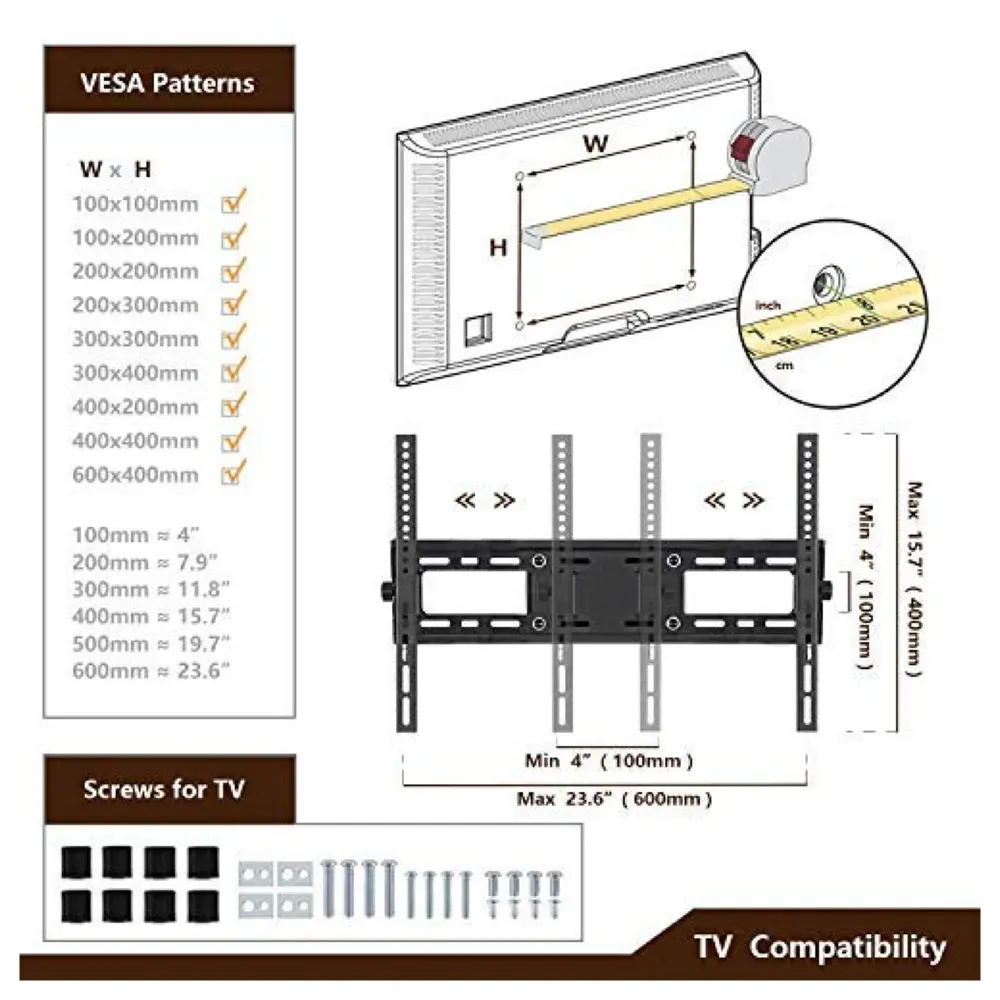 Premium Heavy Duty Full Motion Swivel Floor Stand TV Trolley with Brackets for 32" inch to 75” LED, LCD and Plasma TV for VESA Sizes 100 x 100 Upto 600 x 400 mm (Tv Trolley 2 Shelves)