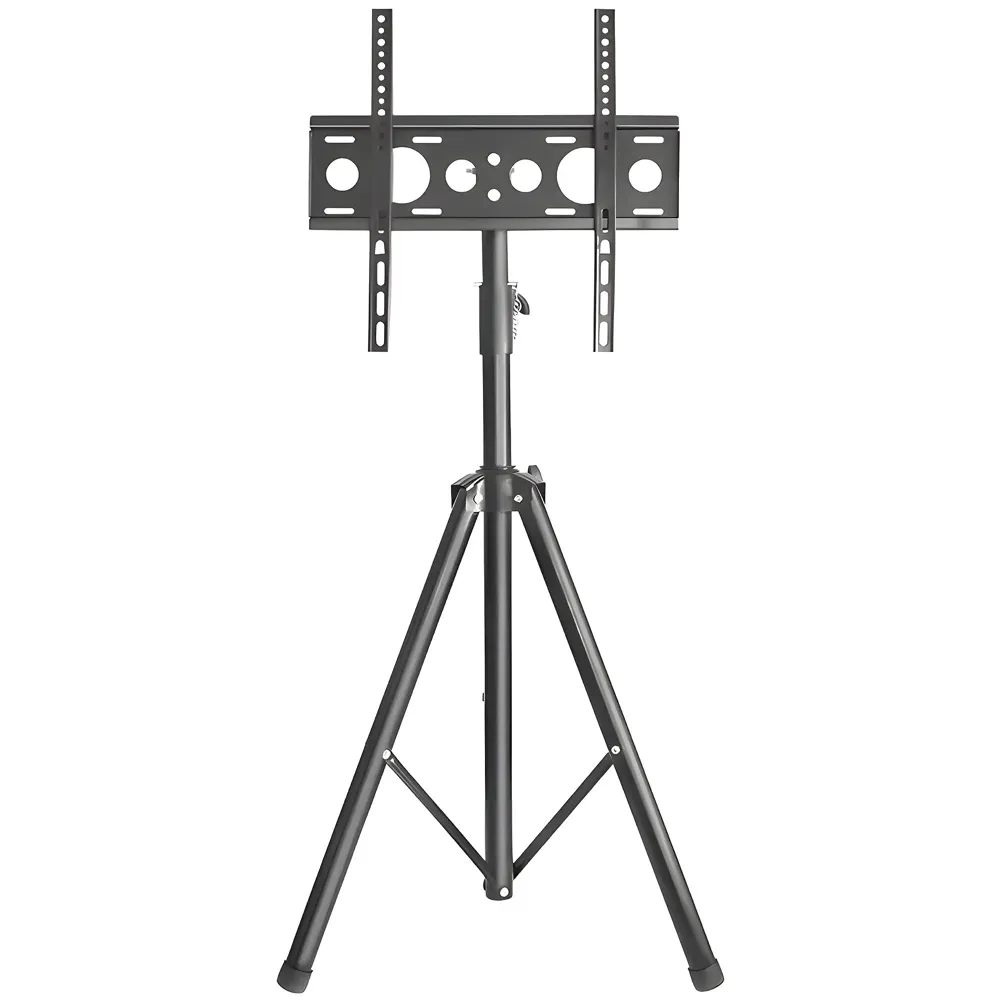 TV Tripod 32 to 55 inch for LCD LED OLED TV Display Floor Stand, Portable Height Adjustable Mount, Black 400 x 400 mm Vesa