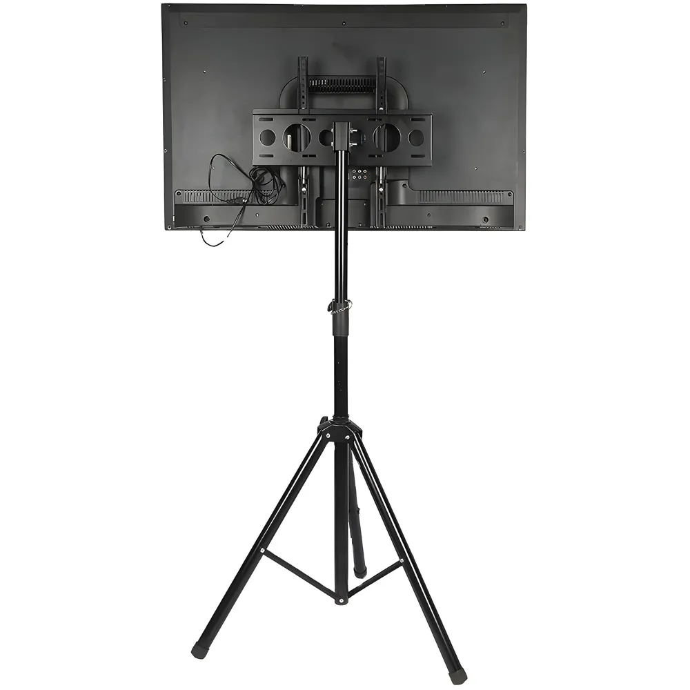 TV Tripod 32 to 55 inch for LCD LED OLED TV Display Floor Stand, Portable Height Adjustable Mount, Black 400 x 400 mm Vesa - 6