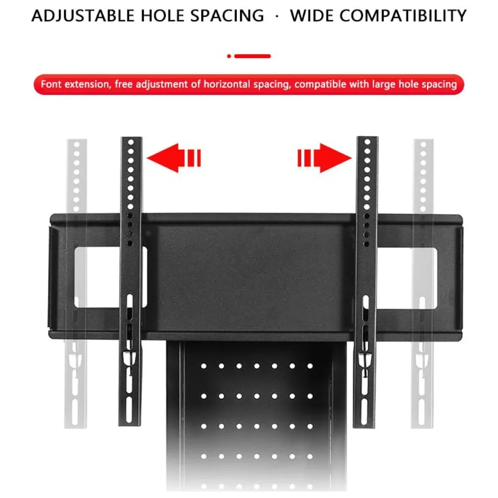 Heavy Duty Low Height Swivel Movable Tv Floor Stand Tv Trolley with Wheels for 32 Inch to 65 Inch LED for Events and Stage - 9