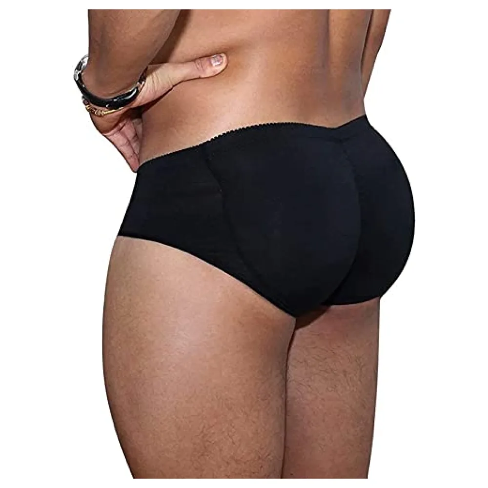 Men's Polyester INVALID DATA (Pack of 1) (padded underwear_Multicolor_90 CM)