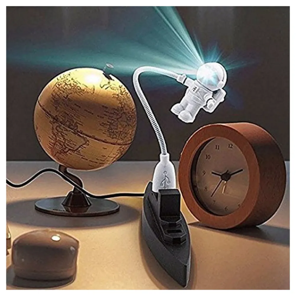 Premium Energy Saving Astronaut USB LED Adjustable Night Light Computer Laptop Notebook Lamp USB LED ~ Night lamp