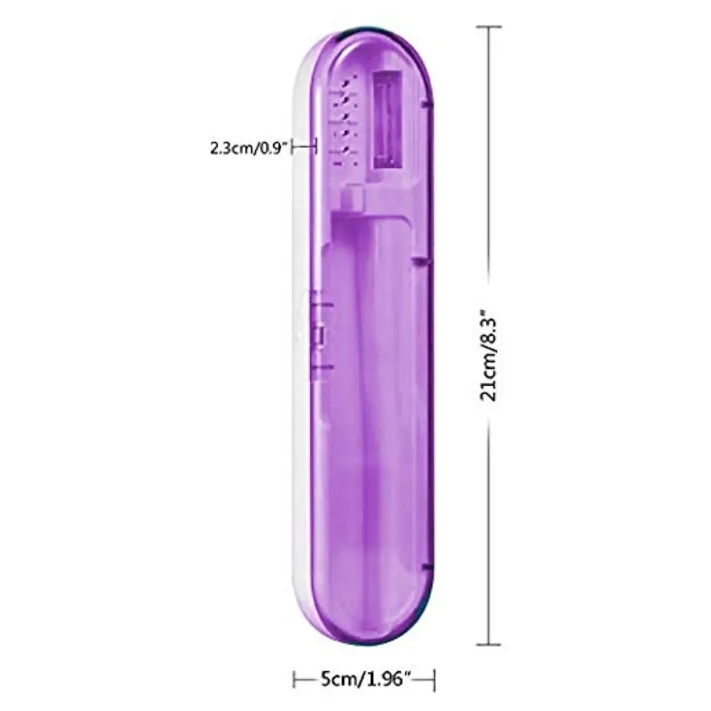 UV Toothbrush Protection Case, Toothbrush sanitiser, Toothbrush Sanitiser Holder. Purple
