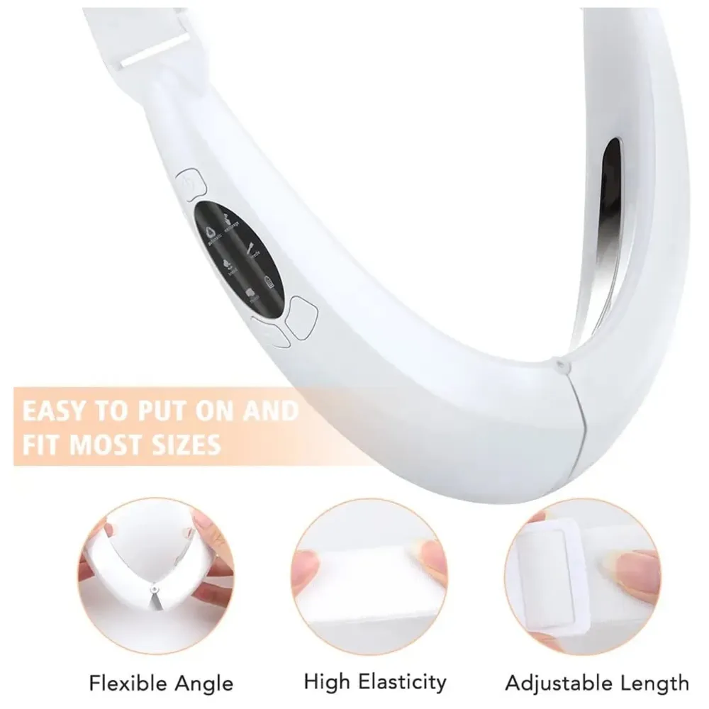 V Face Shaper LED Photon Therapy Micro Current Vibration V Face Slimming Massager V-Line Up Face Lifting Belt Chin Lifting Device, Skin Groomer EMS