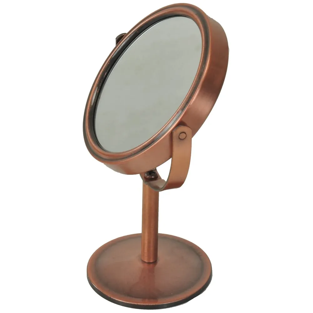 Pocket Size Vanity Mirror with 5X Magnification and Standard Tabletop Shaving Makeup ~ 2 in 1~15 cm (Combo)