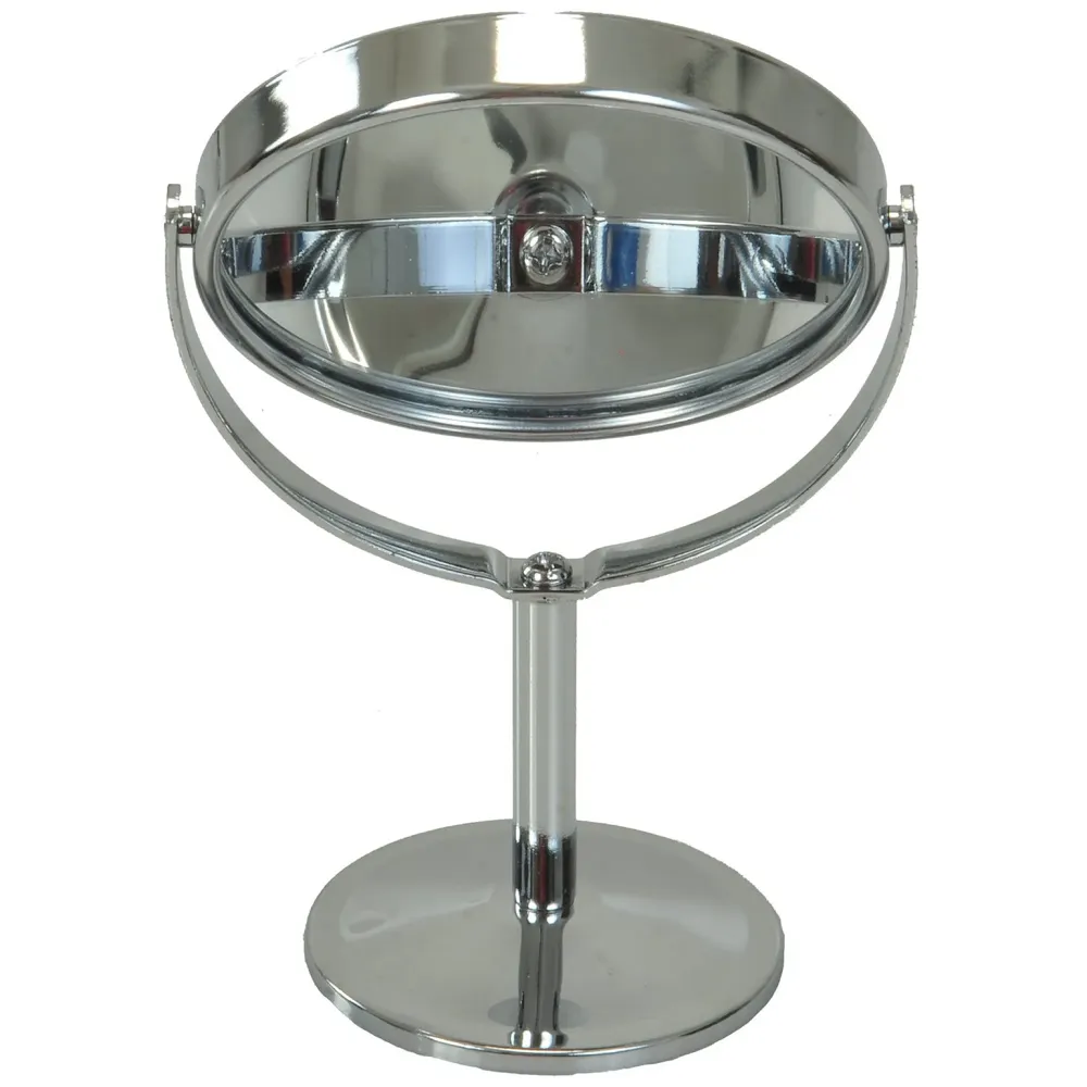 Pocket Size Vanity Mirror with 5X Magnification and Standard Tabletop Shaving Makeup ~ 2 in 1~15 cm (Combo)