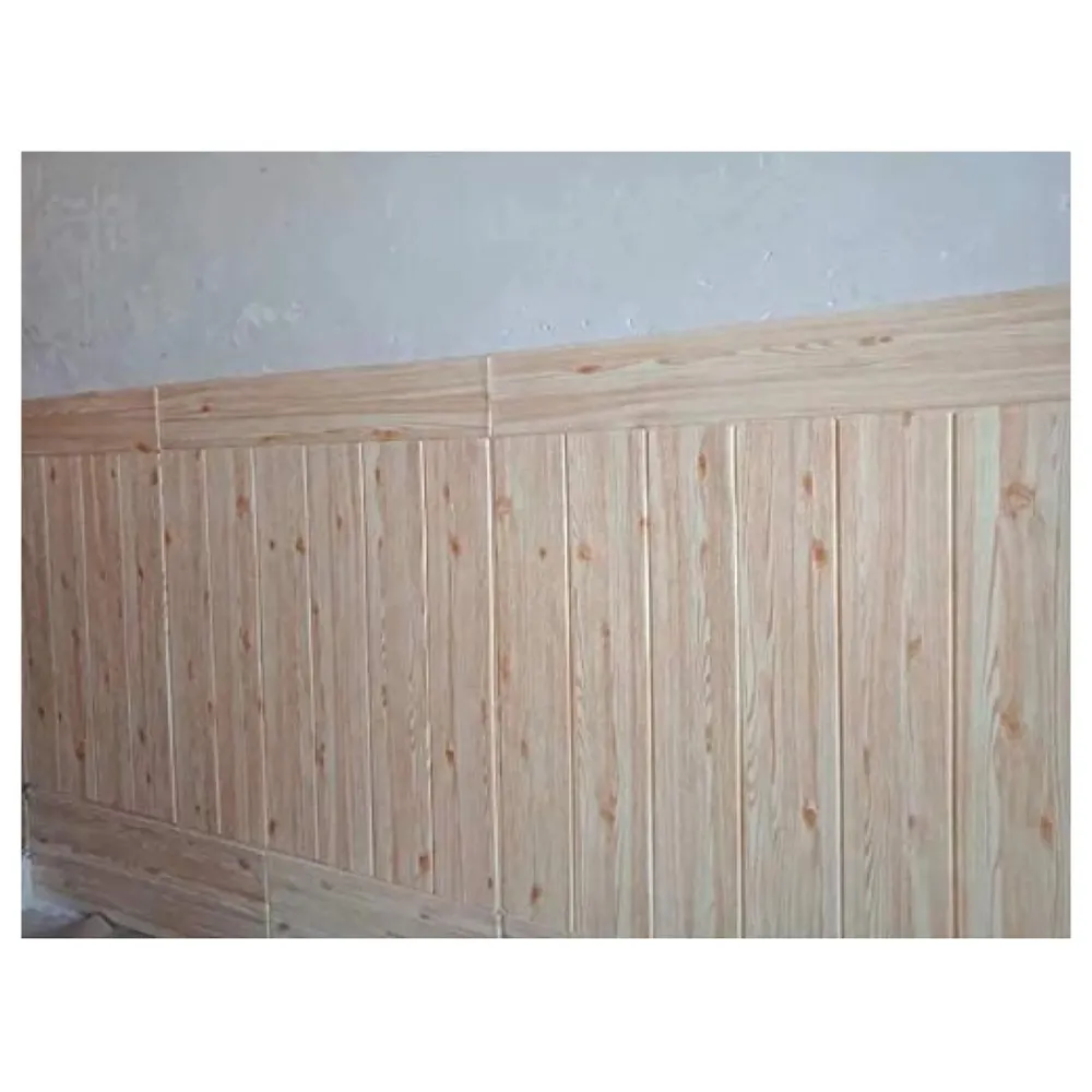 Wall Paper, 3D Wood Wall Stickers Self-Adhesive Panel Decal PE Wallpaper - Peel and Stick Wall Panels for TV Walls, Sofa Background Wall Decor (8)