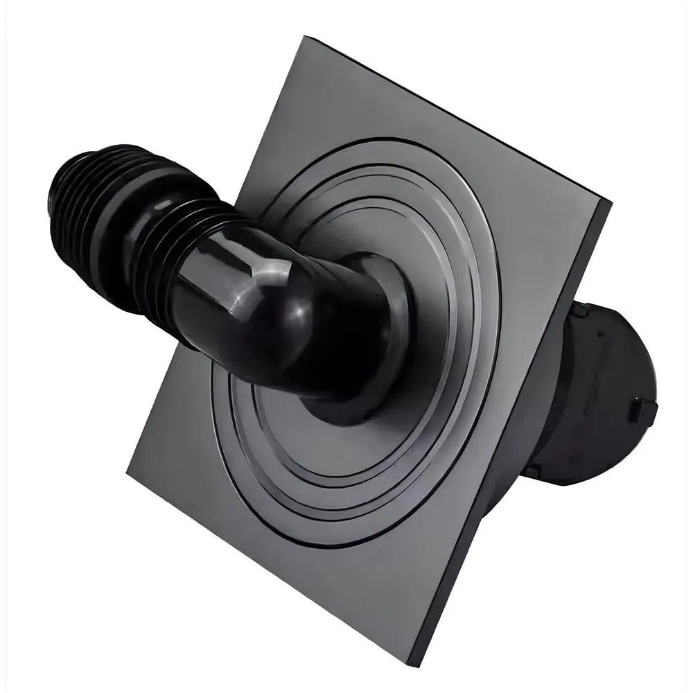 Grey 4 x 4 Inch Washing Machine and Dish Washer Floor Drain - Grey Finish - Floor Trap for Bathroom, Kitchen - Anti Clogging & Anti Pests.- 10 cm x 10 cm - 9